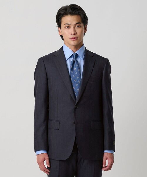 セール】ヘリンボーン 2ボタンスーツ＜A DAY IN THE LIFE＞（スーツ