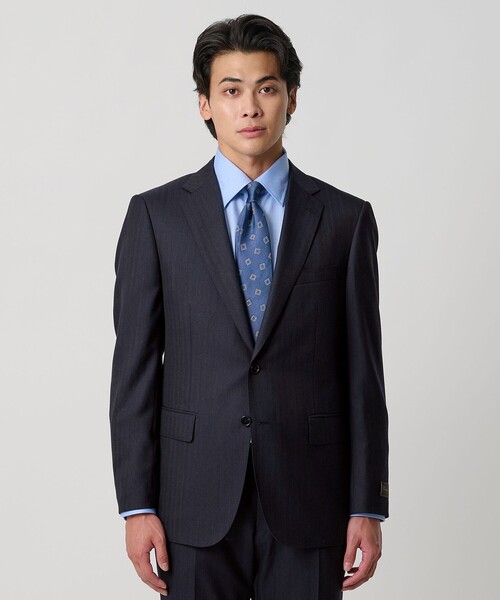 セール】ヘリンボーン 2ボタンスーツ＜A DAY IN THE LIFE＞（スーツ