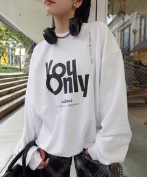 【yamada企画/WEB限定】ウォッシュドロゴスウェット