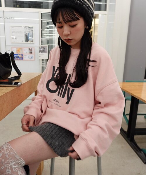 yamada企画/WEB限定】ウォッシュドロゴスウェット（スウェット