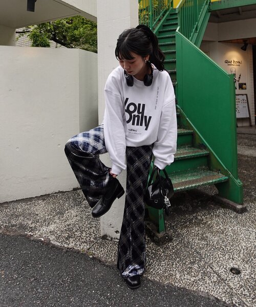 yamada企画/WEB限定】ウォッシュドロゴスウェット（スウェット