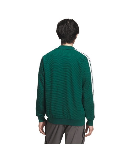 adidas（アディダス）の「【別注】アディダス adidas レギュラーフィット ワッフル トラックトップ アルペン 限定コラボ（ジャージ・メンズ・ブラック/グリーン/ネイビー・M/S/3L/LL/L）」の6枚目の写真
