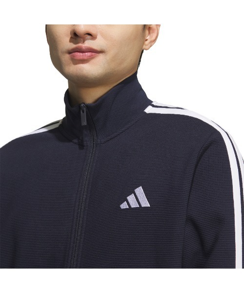 adidas（アディダス）の「【別注】アディダス adidas レギュラーフィット ワッフル トラックトップ アルペン 限定コラボ（ジャージ・メンズ・ブラック/グリーン/ネイビー・M/S/3L/LL/L）」の16枚目の写真