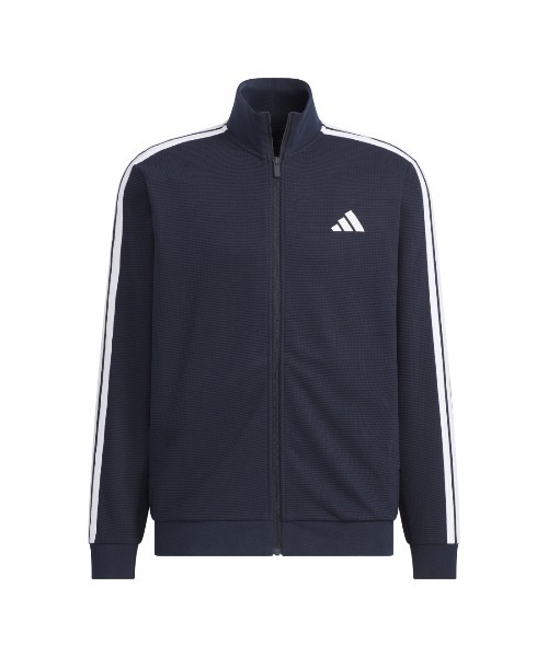 adidas（アディダス）の「【別注】アディダス adidas レギュラーフィット ワッフル トラックトップ アルペン 限定コラボ（ジャージ・メンズ・ブラック/グリーン/ネイビー・M/S/3L/LL/L）」の20枚目の写真