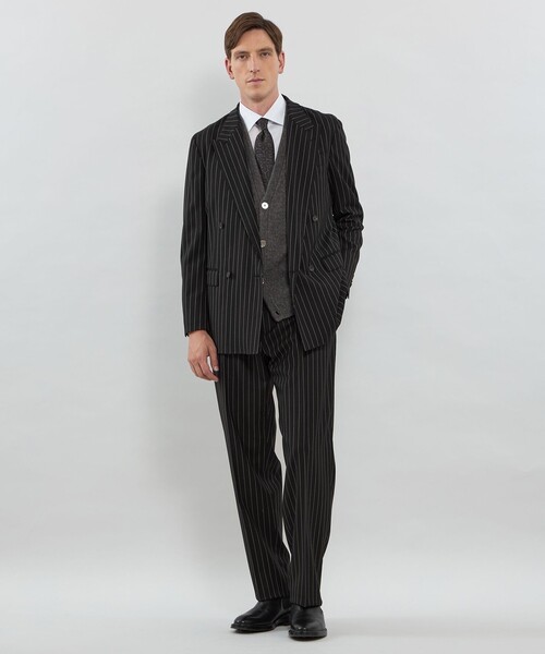 MACKINTOSH LONDON(マッキントッシュ ロンドン)の「ウールアルパカニットベスト(ベスト・メンズ・パープル系その他4/イエロー系その他4/グレー系その他・L/M)」の13枚目の写真