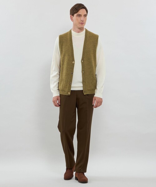 MACKINTOSH LONDON(マッキントッシュ ロンドン)の「ウールアルパカニットベスト(ベスト・メンズ・パープル系その他4/イエロー系その他4/グレー系その他・L/M)」の11枚目の写真