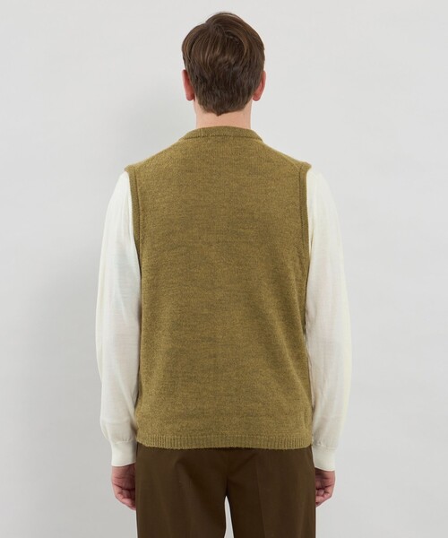 MACKINTOSH LONDON(マッキントッシュ ロンドン)の「ウールアルパカニットベスト(ベスト・メンズ・パープル系その他4/イエロー系その他4/グレー系その他・L/M)」の8枚目の写真