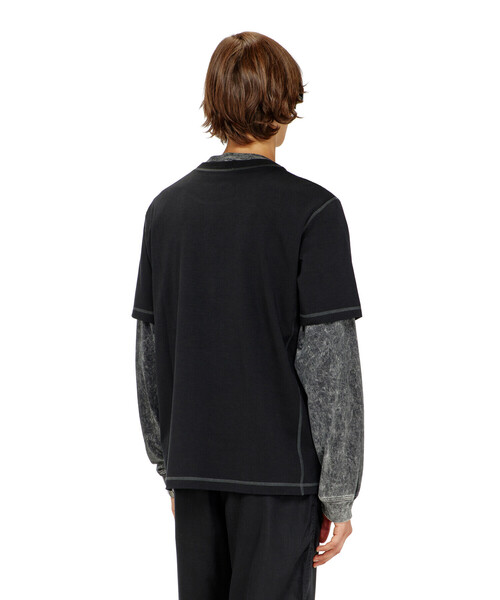 DIESEL（ディーゼル）の「メンズ Tシャツ T-MADJUST-TR（Tシャツ/カットソー・メンズ・ブラック/ホワイト・X-SMALL/XX-LARGE/SMALL/MEDIUM/LARGE/X-LARGE）」の11枚目の写真