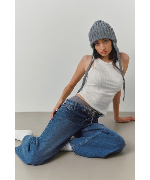 Lee x ALEXIA STAM] Baggy Denim Pants /Leeコラボ バギーパンツ