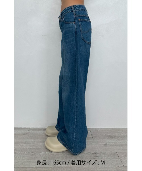 ALEXIA STAM（アリシアスタン）の「[Lee x ALEXIA STAM] Baggy Denim Pants /Leeコラボ バギーパンツ（デニムパンツ・レディース・ライトブルー/ブルー・XS/S/M）」の9枚目の写真