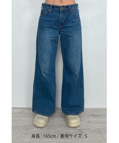 ALEXIA STAM（アリシアスタン）の「[Lee x ALEXIA STAM] Baggy Denim Pants /Leeコラボ バギーパンツ（デニムパンツ・レディース・ライトブルー/ブルー・XS/S/M）」の11枚目の写真