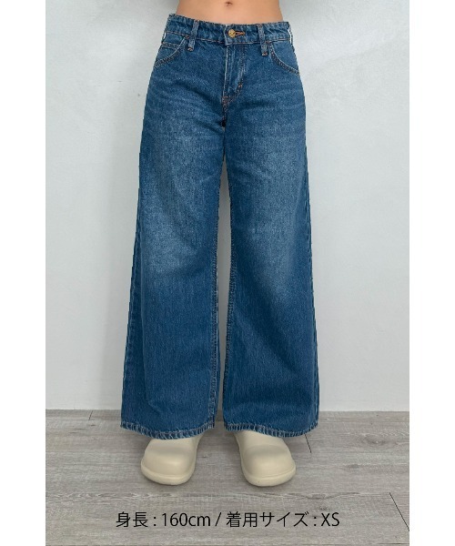 ALEXIA STAM（アリシアスタン）の「[Lee x ALEXIA STAM] Baggy Denim Pants /Leeコラボ バギーパンツ（デニムパンツ・レディース・ライトブルー/ブルー・XS/S/M）」の19枚目の写真
