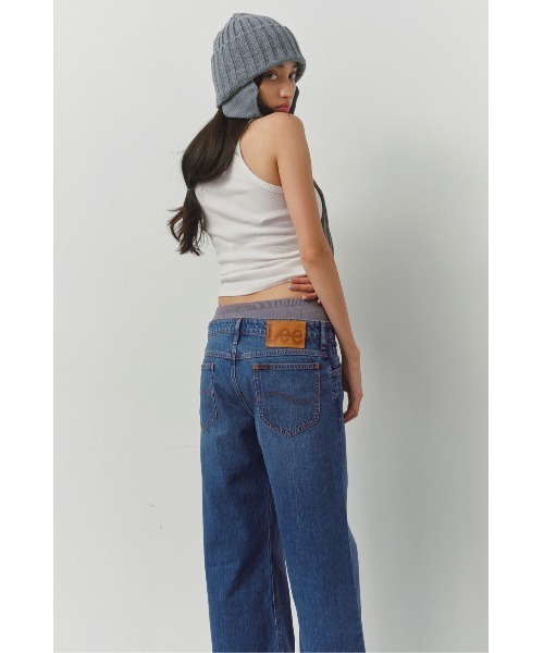 ALEXIA STAM（アリシアスタン）の「[Lee x ALEXIA STAM] Baggy Denim Pants /Leeコラボ バギーパンツ（デニムパンツ・レディース・ライトブルー/ブルー・XS/S/M）」の6枚目の写真