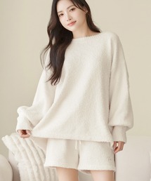 tu-hacci(ツーハッチ)の《P.snow》ボートネックトップス&ショートパンツ(ルームウェア/パジャマ)