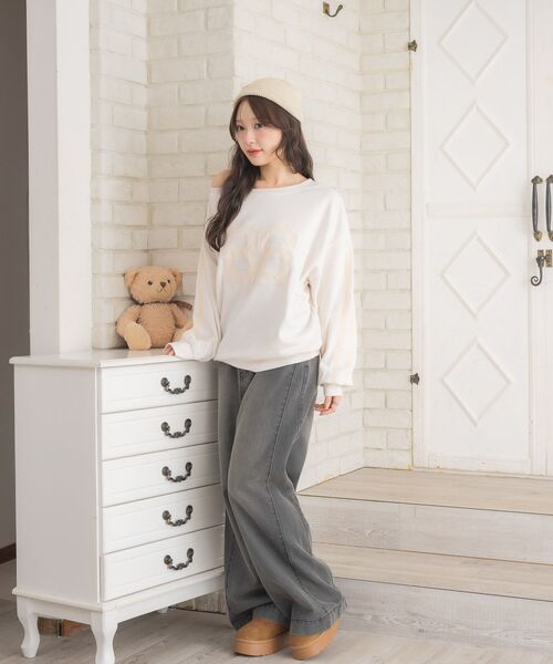 ★T★ ARCHIVIO トレーナー セール】ダメージ加工Big裏毛トレーナー（スウェット）｜ap retro