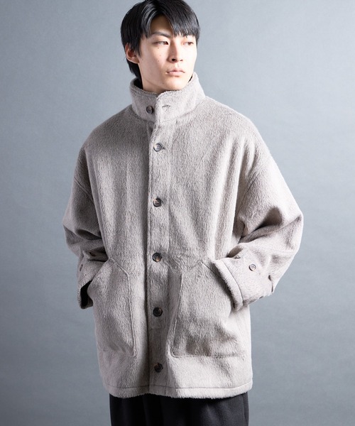 セール】PF:MILITARY STAND/C SHAGGY JACKET/ミリタリースタンドカラー