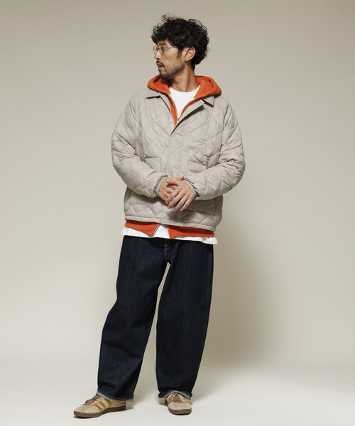 FREAK'S STORE（フリークスストア）の「HEAT SYSTEM HYBRID DOWN リラックスフィット ライト ダウンジャケット/ヒートシステム ハイブリッド ダウン（ダウンジャケット/コート・メンズ・ブラック/オリーブ/ベージュ・MEDIUM/LARGE）」の9枚目の写真