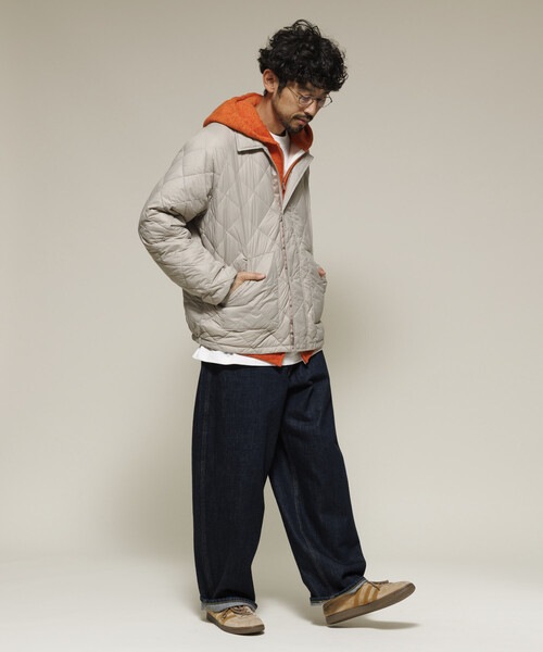 FREAK'S STORE（フリークスストア）の「HEAT SYSTEM HYBRID DOWN リラックスフィット ライト ダウンジャケット/ヒートシステム ハイブリッド ダウン（ダウンジャケット/コート・メンズ・ブラック/オリーブ/ベージュ・MEDIUM/LARGE）」の10枚目の写真