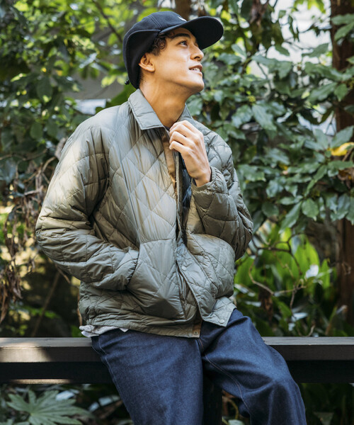 FREAK'S STORE（フリークスストア）の「HEAT SYSTEM HYBRID DOWN リラックスフィット ライト ダウンジャケット/ヒートシステム ハイブリッド ダウン（ダウンジャケット/コート・メンズ・ブラック/オリーブ/ベージュ・MEDIUM/LARGE）」の3枚目の写真