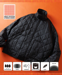 FREAK'S STORE（フリークスストア）の「HEAT SYSTEM HYBRID DOWN リラックスフィット ライト ダウンジャケット/ヒートシステム ハイブリッド ダウン（ダウンジャケット/コート）」