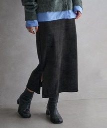 PENNEYS（ぺニーズ）の「オフィスシーンでも使える【Penneys THE FOX】別注 キツネタグベロア調スリットスカート（スカート）」