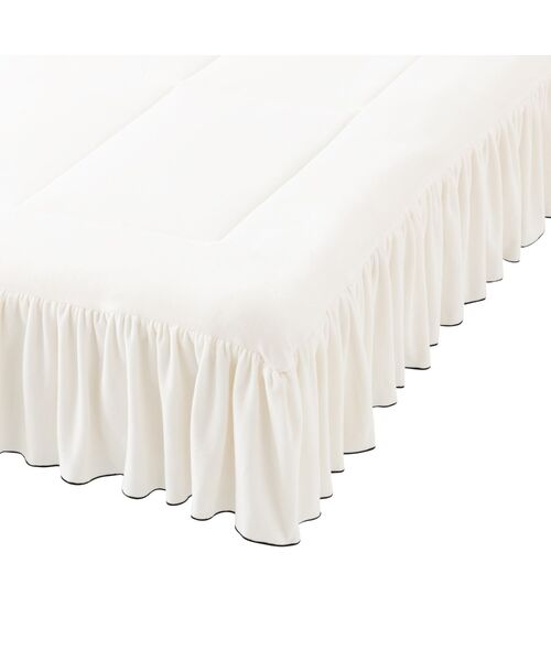 セール】【あったか寝具】WARMY しっとり アルガンオイル加工 フリル