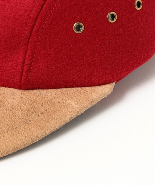 BEAMS PLUS（ビームスプラス）の「【別注】Quaker Marine Supply Co. / Swordfish Wool Red（キャップ・メンズ・レッド・ONE SIZE）」の4枚目の写真
