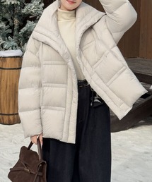 aimoha（アイモハ）の「ショート丈キルティングダウンジャケット (AW)（ダウンジャケット/コート）」