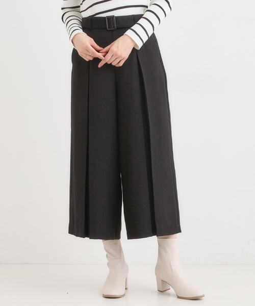 DRESKIP（ドレスキップ）の「【着丈選べる/S-LL】大人のきれいめスタイルに ベルト付きワイドパンツ（その他パンツ・レディース・グレー/ブラック/ブラウン系・01/02/03/04/36/38/40/42）」の21枚目の写真