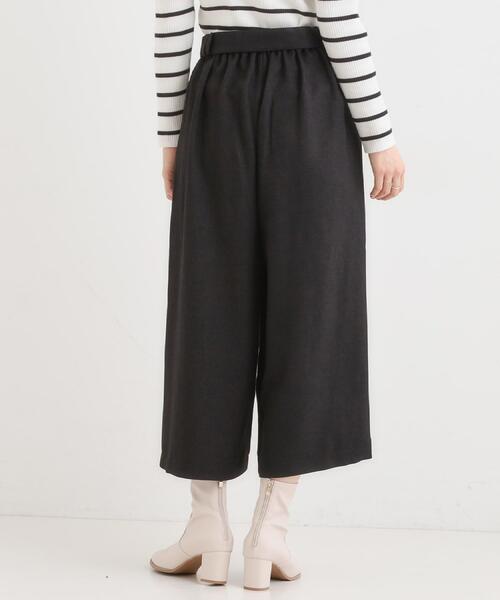 DRESKIP（ドレスキップ）の「【着丈選べる/S-LL】大人のきれいめスタイルに ベルト付きワイドパンツ（その他パンツ・レディース・グレー/ブラック/ブラウン系・01/02/03/04/36/38/40/42）」の22枚目の写真