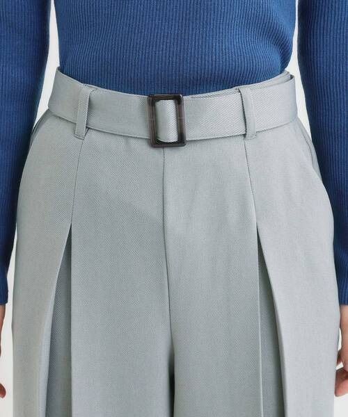 DRESKIP（ドレスキップ）の「【着丈選べる/S-LL】大人のきれいめスタイルに ベルト付きワイドパンツ（その他パンツ・レディース・グレー/ブラック/ブラウン系・01/02/03/04/36/38/40/42）」の13枚目の写真