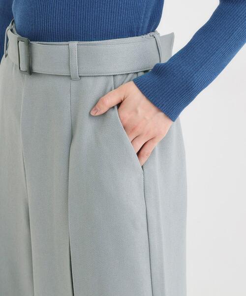 DRESKIP（ドレスキップ）の「【着丈選べる/S-LL】大人のきれいめスタイルに ベルト付きワイドパンツ（その他パンツ・レディース・グレー/ブラック/ブラウン系・01/02/03/04/36/38/40/42）」の15枚目の写真