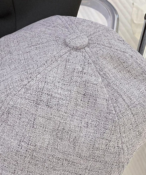 DAY CLOSET（デイ クローゼット）の「【アジャスター調節可/裏地付き】韓国っぽヴィンテージライクキャスケット レディース（キャスケット・レディース・カーキブラウン/ブラウン/ブラック/グレー・ONE SIZE）」の6枚目の写真