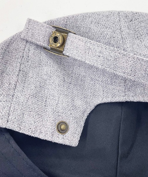 DAY CLOSET（デイ クローゼット）の「【アジャスター調節可/裏地付き】韓国っぽヴィンテージライクキャスケット レディース（キャスケット・レディース・カーキブラウン/ブラウン/ブラック/グレー・ONE SIZE）」の7枚目の写真