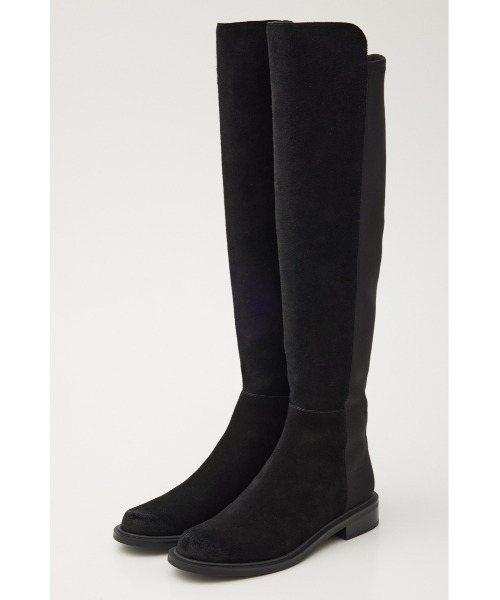 STACCATO(スタッカート)の「【ロングブーツ】イラスティックコンビニーハイラテ(ブーツ・レディース・ダークブラック・23cm/23.5cm/24cm/24.5cm/22.5cm)」の2枚目の写真