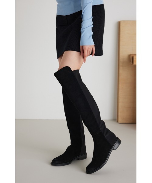 STACCATO(スタッカート)の「【ロングブーツ】イラスティックコンビニーハイラテ(ブーツ・レディース・ダークブラック・23cm/23.5cm/24cm/24.5cm/22.5cm)」の14枚目の写真