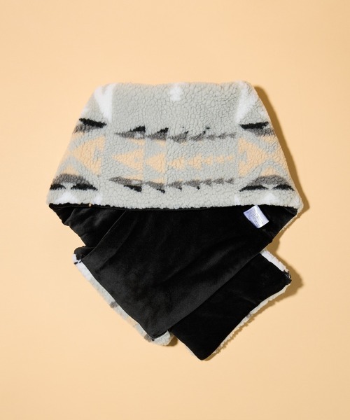 PENDLETON(ペンドルトン)の「【 PENDLETON / ペンドルトン 】ジャガードボアマフラー(マフラー・レディース・グレー/ベージュ・FREE)」の6枚目の写真