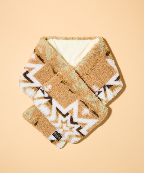 PENDLETON(ペンドルトン)の「【 PENDLETON / ペンドルトン 】ジャガードボアマフラー(マフラー・レディース・グレー/ベージュ・FREE)」の9枚目の写真