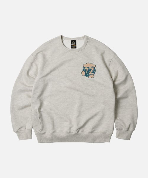FRIZMWORKS(フリズムワークス)の「LIGHTNING MIL PATCH SWEATSHIRT _ OATMEAL(スウェット・メンズ・その他・MEDIUM/LARGE/X-LARGE)」の1枚目の写真