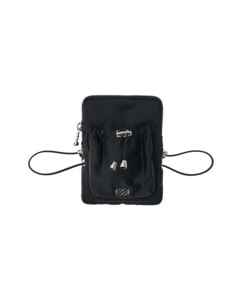 Drawstring Mini Bag Black
