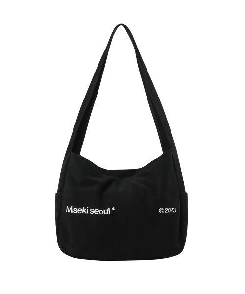 Miseki SEOUL(ミセキソウル)の「Cotton big crossbag BLACK(ショルダーバッグ・レディース・その他・OS)」の1枚目の写真