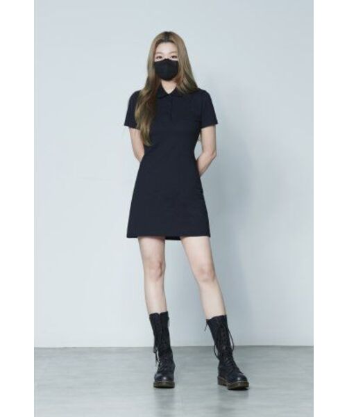 MUSINSA STANDARD WOMAN(ムシンサスタンダードウーマン)の「【クールタンダード】レディースピケポロワンピース【ブラック】(ワンピース・レディース・その他・SMALL/MEDIUM/X-SMALL/LARGE)」の11枚目の写真