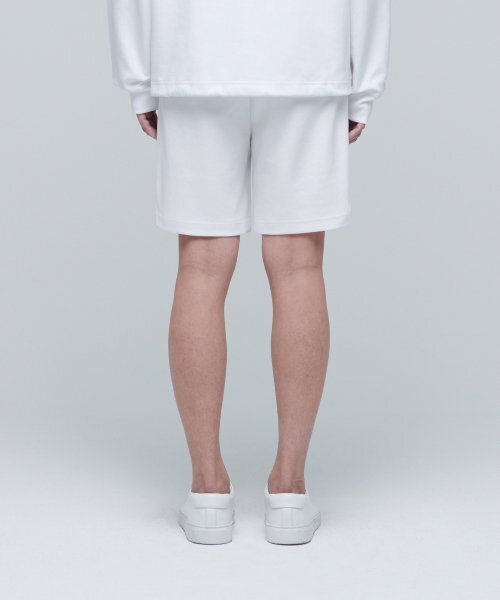 MUSINSA STANDARD（ムシンサスタンダード）の「フラットテリースウェットショーツ[ホワイト]（その他パンツ・メンズ・その他・SMALL）」の3枚目の写真