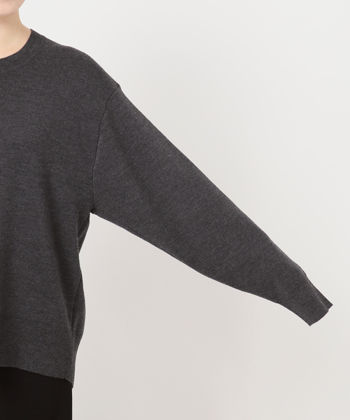 AP STUDIO（エーピーストゥディオ）の「Oversized C/N Knit（ニット/セーター・レディース・ブラック/グレー・FREE）」の18枚目の写真
