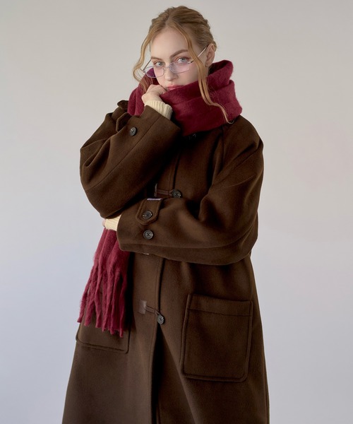 セール】duffle long coat / ダッフルロングコート（ダッフルコート