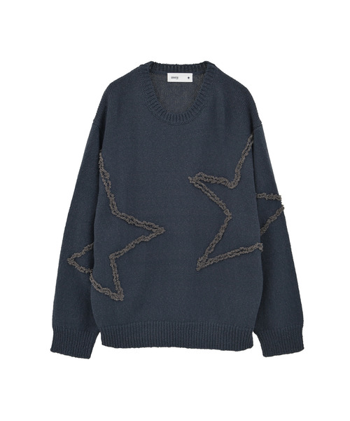 CONVERSE TOKYO(コンバーストウキョウ)の「STAR★ EMBROIDERY KNIT PULLOVER(ニット/セーター・レディース・ネイビー/ブラウン/ブラック・SMALL/MEDIUM)」の14枚目の写真