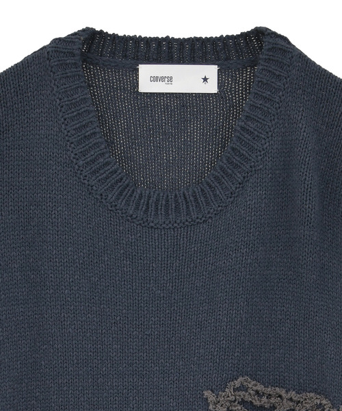 CONVERSE TOKYO(コンバーストウキョウ)の「STAR★ EMBROIDERY KNIT PULLOVER(ニット/セーター・レディース・ネイビー/ブラウン/ブラック・SMALL/MEDIUM)」の16枚目の写真