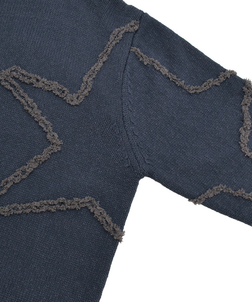 CONVERSE TOKYO(コンバーストウキョウ)の「STAR★ EMBROIDERY KNIT PULLOVER(ニット/セーター・レディース・ネイビー/ブラウン/ブラック・SMALL/MEDIUM)」の18枚目の写真