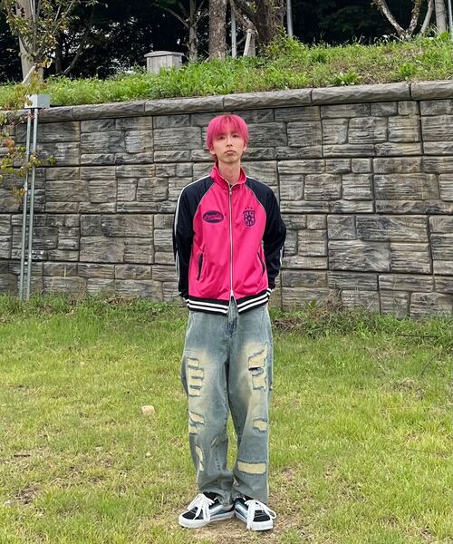 SCHISM INDUCING(スキズムインデューシング)の「ARCHIVE DAMAGED JEANS_BLUE(デニムパンツ・レディース・その他・LARGE/MEDIUM/X-LARGE)」の14枚目の写真