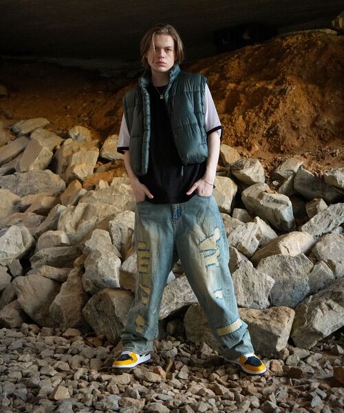 SCHISM INDUCING(スキズムインデューシング)の「ARCHIVE DAMAGED JEANS_BLUE(デニムパンツ・レディース・その他・LARGE/MEDIUM/X-LARGE)」の18枚目の写真